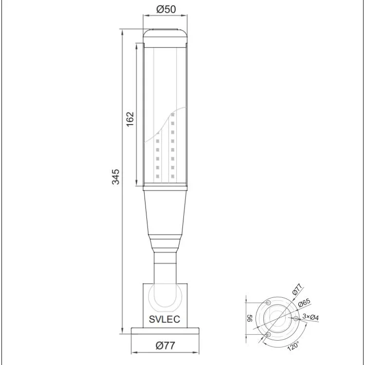 LED Multi-Functional Signal Tower Light with Buzzer