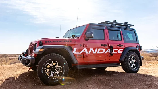 Portapacchi nero per vendita diretta in fabbrica per Jeep Wrangler