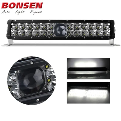 Camion ATV UTV 4X4 Luminoso 6000K IP68 Gamma 2km 52 pollici Spot Beam Laser Doppia fila LED Light Bar Car