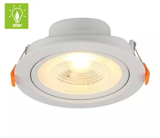 Eaglerise Driver non isolato 100-240V 30W 50W Illuminazione per interni per ufficio 90lm/W Luminosità Plafoniera incorporata Downlight a LED 3000K 4500K 6500K