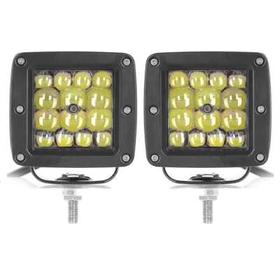 Lightech P14 21W Faro da Lavoro LED Pods da 3 Pollici Fuoristrada per Jeep Trucks Auto 12V