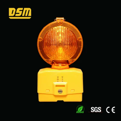 Lampada da barricata a LED lampeggiante per la sicurezza stradale (DSM-03).