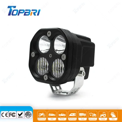 Fendinebbia per auto 10V 30V 40W CREE LED Faro da lavoro per rimorchio moto