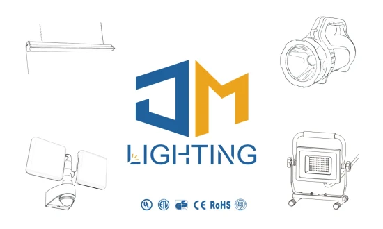 Luce da lavoro di ispezione LED portatile con ricarica wireless da 1000 lm