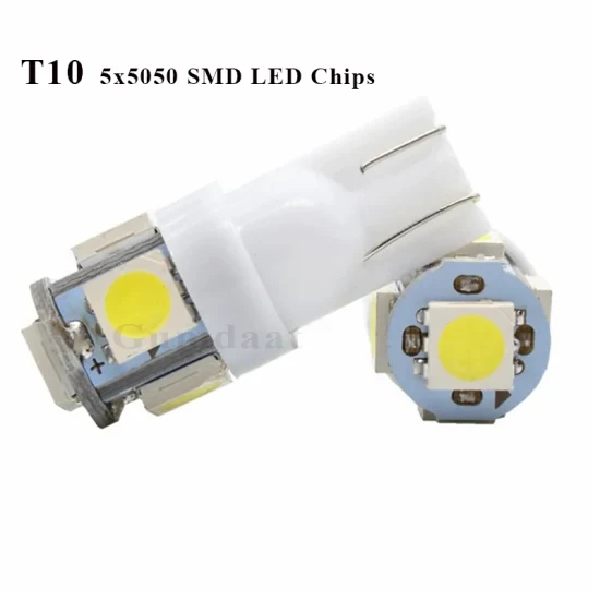 Lampadina LED T10 bianca194 12V Lampada di segnalazione freno luce interna auto